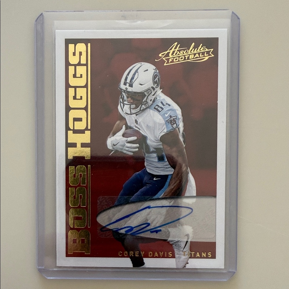 Boss Hoggs Football Card - Black and Gold